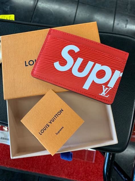 louis vuitton x supreme card holder price|louis vuitton x supreme price.